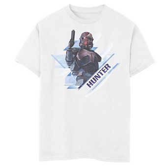 Boys 8-20 Star Wars Hunter Angled Poster Graphic Tee
