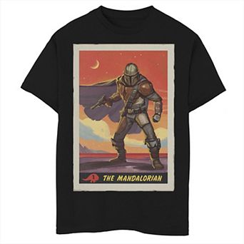 Boys 8-20 Star Wars The Mandalorian Trading Card Graphic Tee