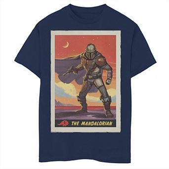Boys 8-20 Star Wars The Mandalorian Trading Card Graphic Tee