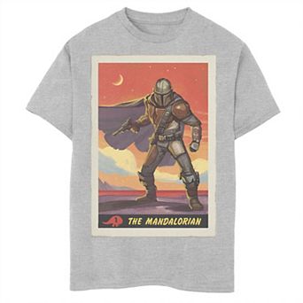 Boys 8-20 Star Wars The Mandalorian Trading Card Graphic Tee