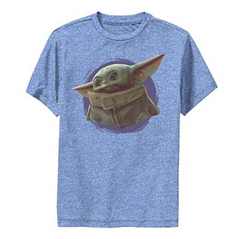 Boys 8-20 Star Wars The Mandalorian The Child Purple Smoke Performance Graphic Tee