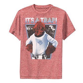 Boys 8-20 Star Wars Ackbar It's a Trap Performance Graphic Tee