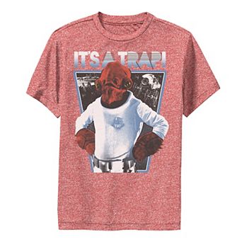 Boys 8-20 Star Wars Ackbar It's a Trap Performance Graphic Tee