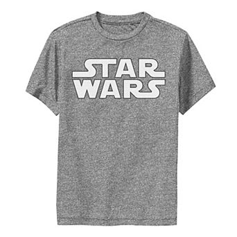 Boys 8-20 Star Wars Simple Logo Outline Performance Graphic Tee
