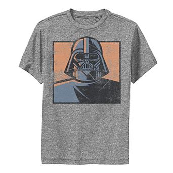 Boys 8-20 Star Wars Distressed Darth Vader Performance Graphic Tee