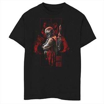 Boys 8-20 Star Wars Boba Fett Hunter Box Mandalorian Graphic Tee