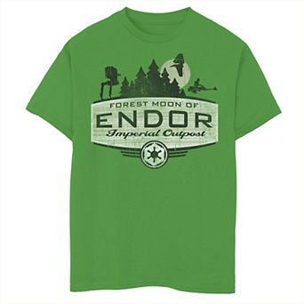 Boys 8-20 Star Wars Endor Imperial Outpost Destination Graphic Tee