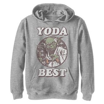 Boys 8-20 Star Wars Yoda Best Vintage Valentine's Graphic Fleece Hoodie