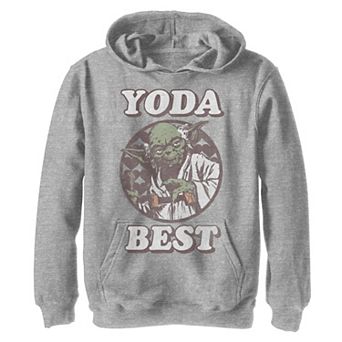 Boys 8-20 Star Wars Yoda Best Vintage Valentine's Graphic Fleece Hoodie