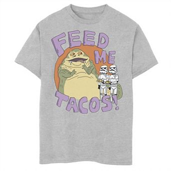Boys 8-20 Star Wars Jabba The Hutt Feed Me Tacos Doodle Graphic Tee