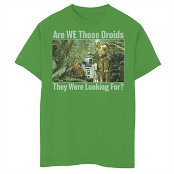 Boys 8-20 Star Wars Are We Those Droids They Were Looking For Graphic Tee