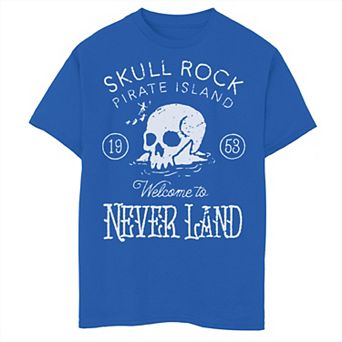 Disney's Peter Pan Boys 8-20 Skull Rock Vintage Graphic Tee