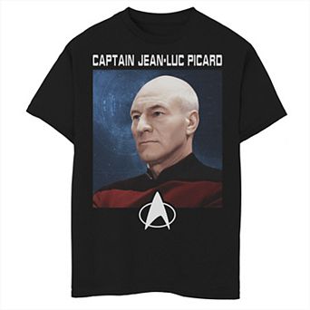 Boys 8-20 Star Trek The Next Generation Captain Picard Graphic Tee