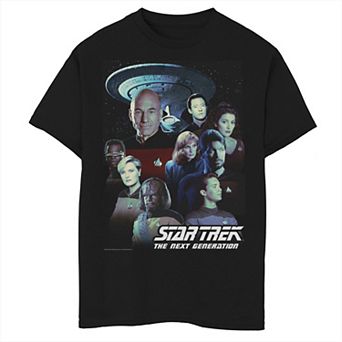 Boys 8-20 Star Trek Next Generation Crew Portraits Graphic Tee