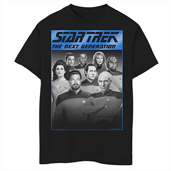 Boys 8-20 Star Trek Next Generation Group Shot Graphic Tee