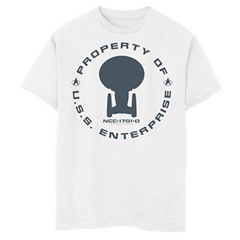 Boys 8-20 Star Trek Next Generation Property Badge Graphic Tee