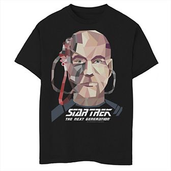Boys 8-20 Star Trek Next Generation Locutus Low Poly Graphic Tee