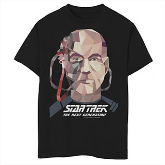 Boys 8-20 Star Trek Next Generation Locutus Low Poly Graphic Tee