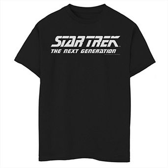 Boys 8-20 Star Trek Next Generation Classic Logo Graphic Tee