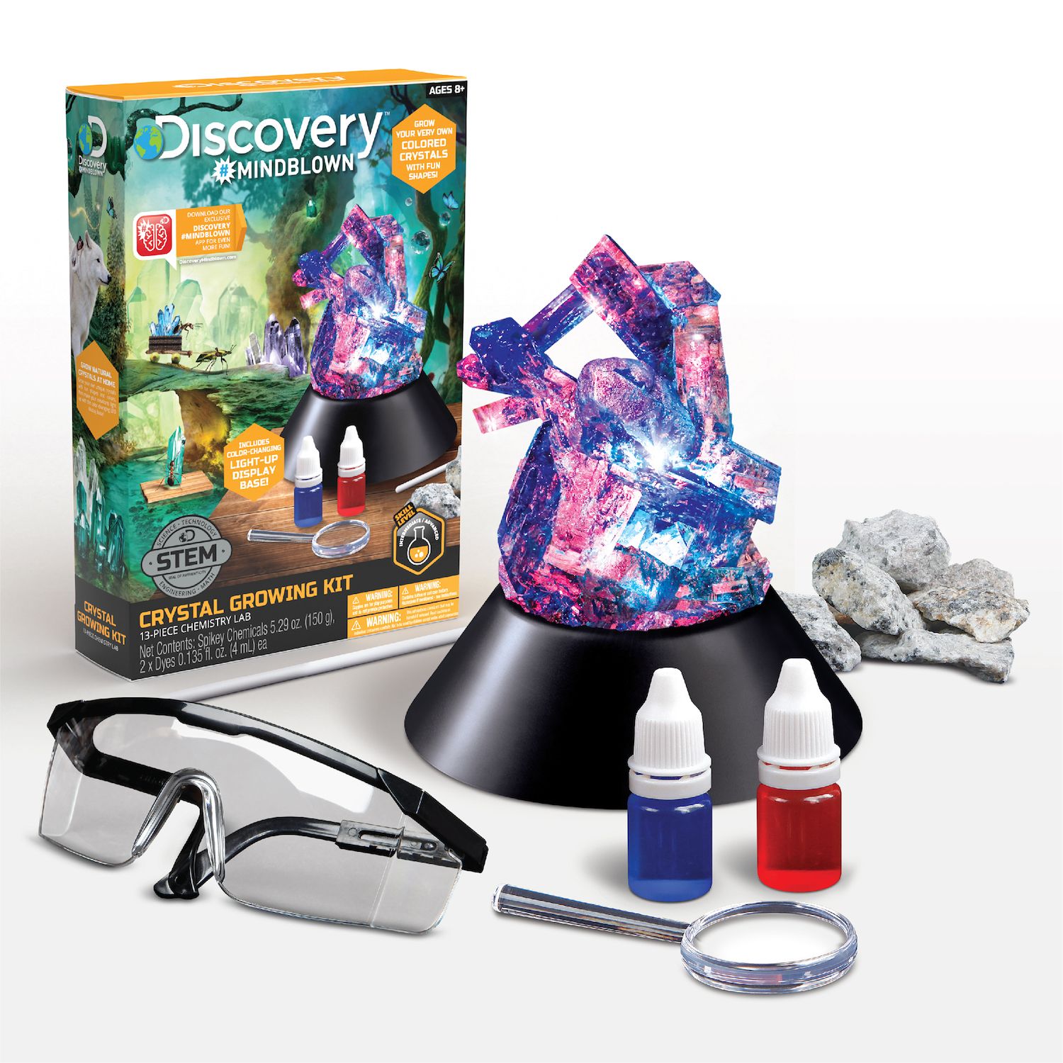 13pc Geology Rock Hounding Kit with Mining Tools and Deluxe Carry