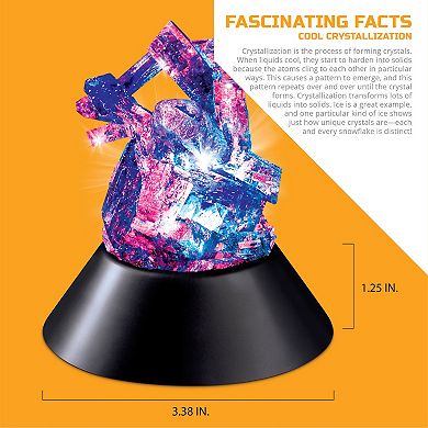 Discovery #Mindblown Crystal Growing Kit 13-piece Chemistry Lab