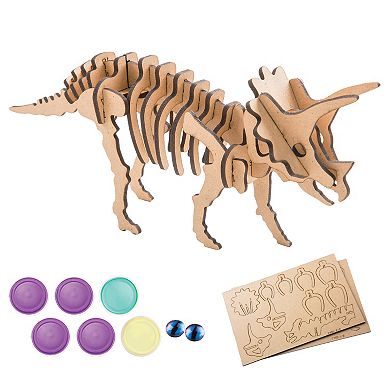Discovery #Mindblown DIY Clay Triceratops Kit