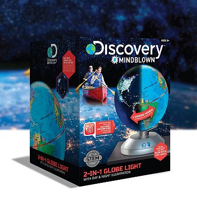 Discovery #Mindblown 2-in-1 Globe Light with Day and Night Illumination
