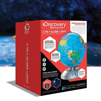 Discovery #Mindblown 2-in-1 Globe Light with Day and Night Illumination