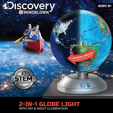 Discovery #Mindblown 2-in-1 Globe Light with Day and Night Illumination