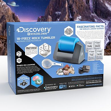 Discovery #Mindblown 18-piece Rock Tumbler
