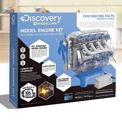 Discovery #Mindblown Toy Kids Model Engine Kit