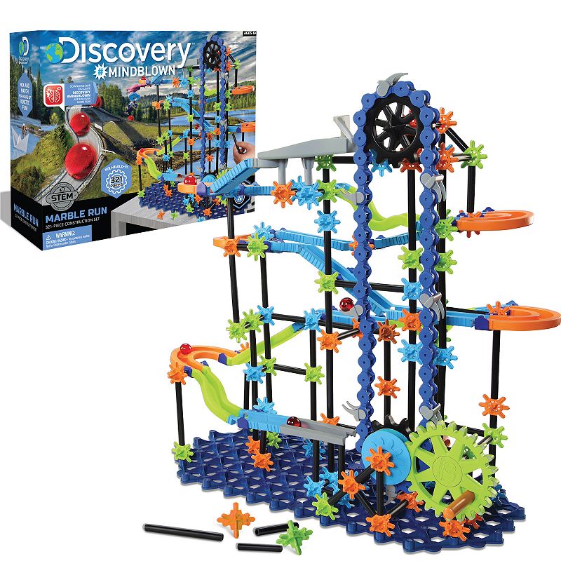 37641670 Discovery #Mindblown Toy Marble Run 321-piece Cons sku 37641670