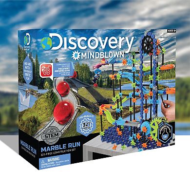 Discovery #Mindblown Toy Marble Run 321-piece Construction Set