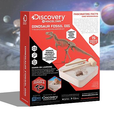 Discovery #Mindblown Dinosaur Fossil Dig T-Rex Excavation Kit