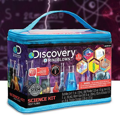 Discovery #MINDBLOWN Science Kit Test Tube - 19 Piece Kit
