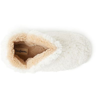 Women's Dearfoams Chelsea Furry Quilted Bootie Slippers