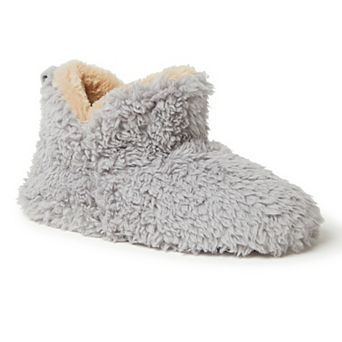 Women's Dearfoams Chelsea Furry Quilted Bootie Slippers