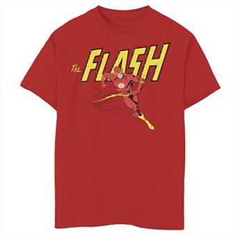 Boys 8-20 DC Comic The Flash Action Poster Tee