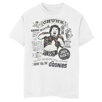 Boys 8-20 The Goonies Chunk & Sloth Things Text Tee