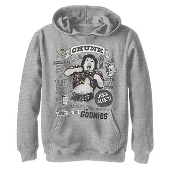 Boys 8-20 The Goonies Chunk & Sloth Things Text Hoodie