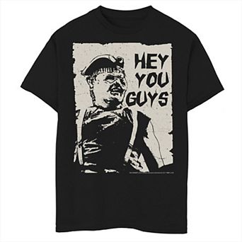 Boys 8-20 The Goonies Sloth Hey You Guys Portrait Tee