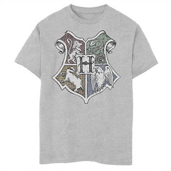 Boys 6-20 Harry Potter Hogwarts Hand Drawn Crest Tee