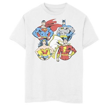 Boys 8-20 DC Comics Justice League Classic Heroes Tee