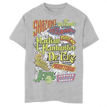 Boys 6-20 DC Comics Justice League Logo Collage Tee