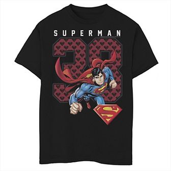 Boys 8-20 DC Comics Superman Pop Out Logo Fill Tee