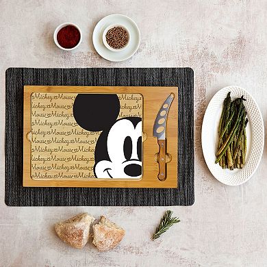 Disney's Icons Glass-Top Cutting Board & Knife Set by Toscana
