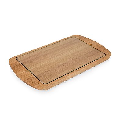 Toscana Billboard Glass-Top Serving Tray