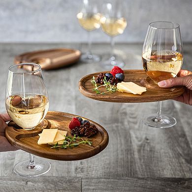 Toscana 4-pc. Wine Appetizer Plate Set