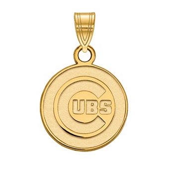 LogoArt Sterling Silver Chicago Cubs Small Pendant