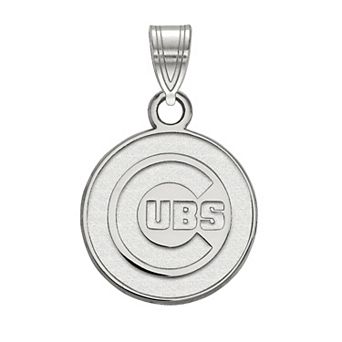 LogoArt Sterling Silver Chicago Cubs Small Pendant
